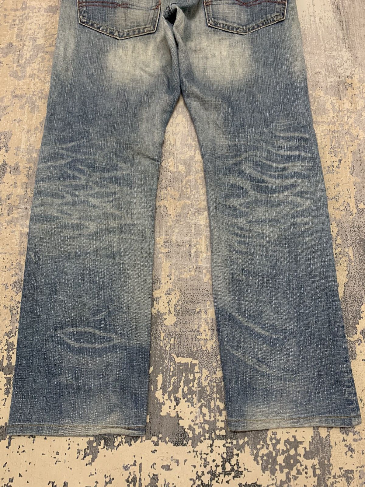 Japanese Brand American College Fashion GLHEART Distressed Denim 32x30 Size US 32 / EU 48 - 12 Thumbnail