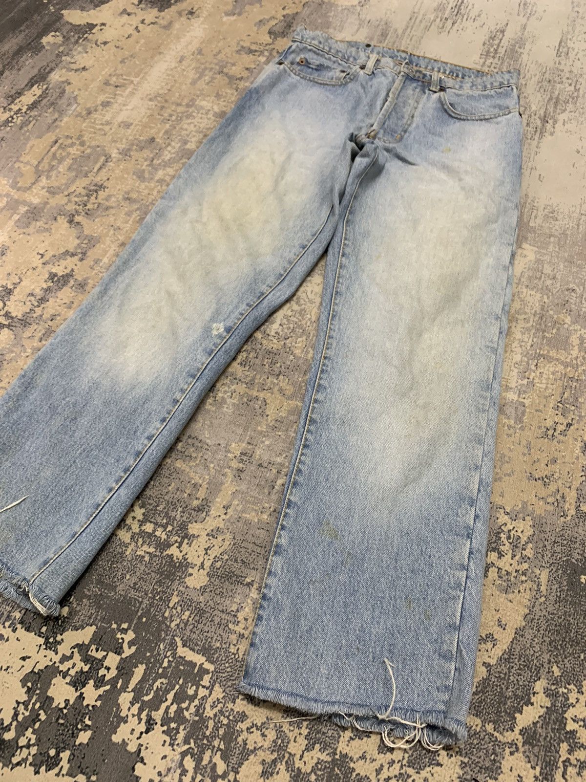 Japanese Brand Vintage Bonaventure Made in France Distressed Denim Jeans Size US 30 / EU 46 - 3 Thumbnail
