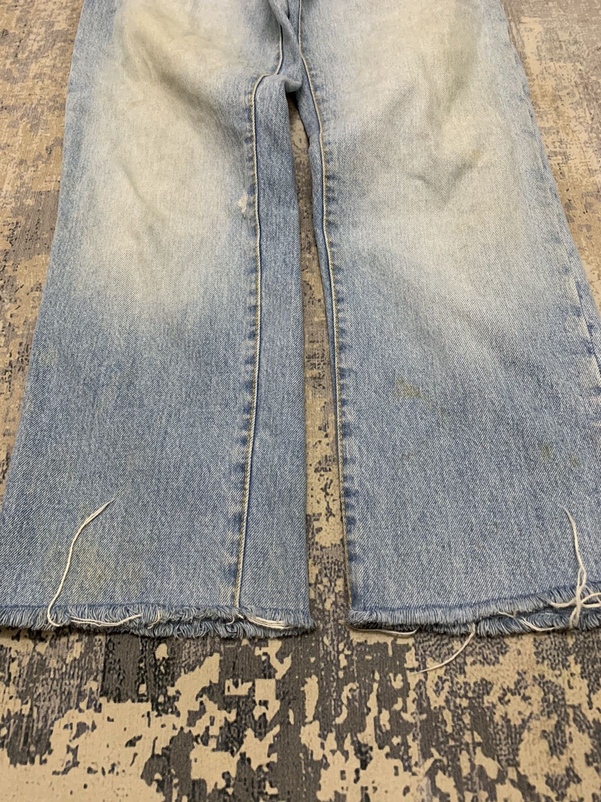 Japanese Brand Vintage Bonaventure Made in France Distressed Denim Jeans Size US 30 / EU 46 - 5 Thumbnail