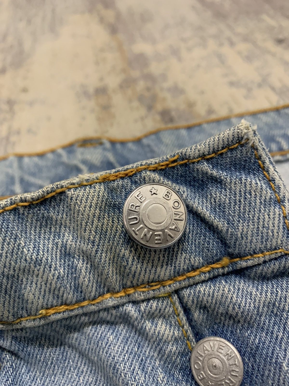 Japanese Brand Vintage Bonaventure Made in France Distressed Denim Jeans Size US 30 / EU 46 - 9 Thumbnail