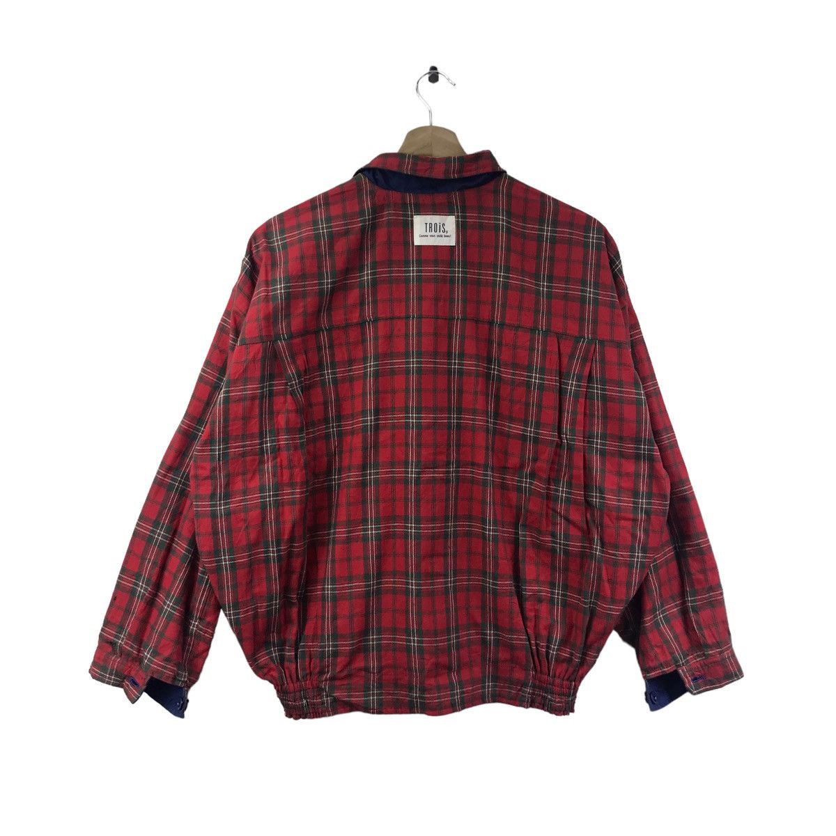 Vintage TROIS9 Comme Vous Voila Beau Check Reversible Jacket Size US XL / EU 56 / 4 - 6 Thumbnail