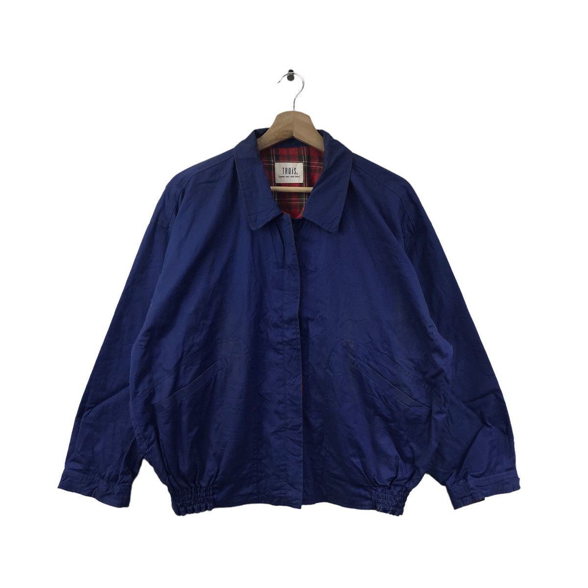 Vintage TROIS9 Comme Vous Voila Beau Check Reversible Jacket Size US XL / EU 56 / 4 - 1 Thumbnail
