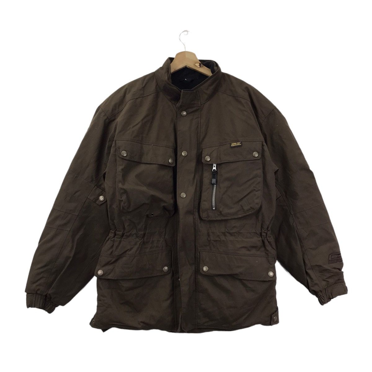 Vintage GW SPORT MOTORCYCLE Goldwin Thinsilate Brown Parka Size US L / EU 52-54 / 3 - 1 Thumbnail