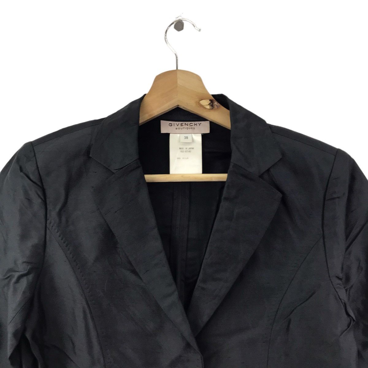 Givenchy Vintage GIVENCHY BOUTIQUES French Designer Plain Blazer Coat Size US XS / EU 42 / 0 - 2 Thumbnail