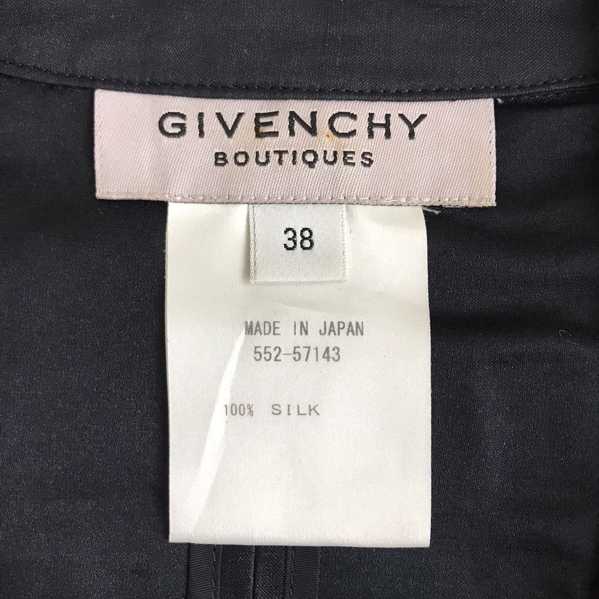 Givenchy Vintage GIVENCHY BOUTIQUES French Designer Plain Blazer Coat Size US XS / EU 42 / 0 - 5 Thumbnail