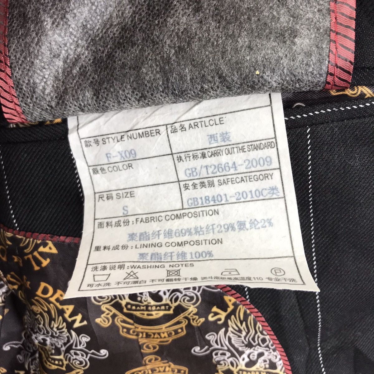 Vintage SLATL & DEAN Chacigo Trade Mark Stripes Black Blazer Coat Size US S / EU 44-46 / 1 - 5 Thumbnail