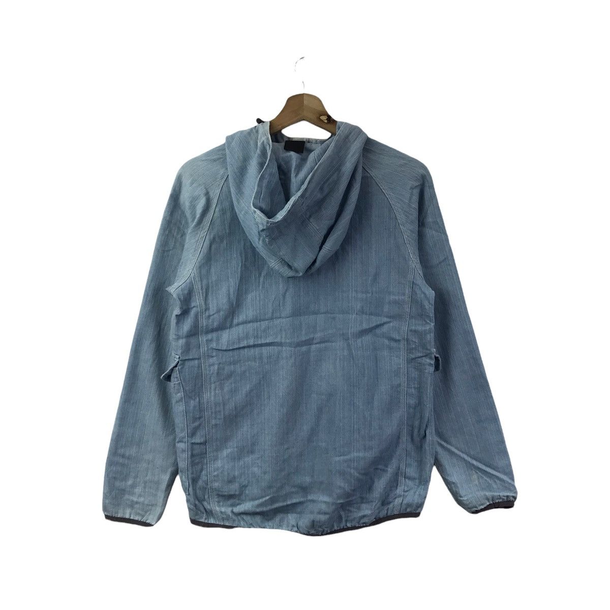 go slow caravan GO SLOW CARAVAN Seven Seas JapaneseBrand Hooded Denim Jacket Size US S / EU 44-46 / 1 - 8 Thumbnail