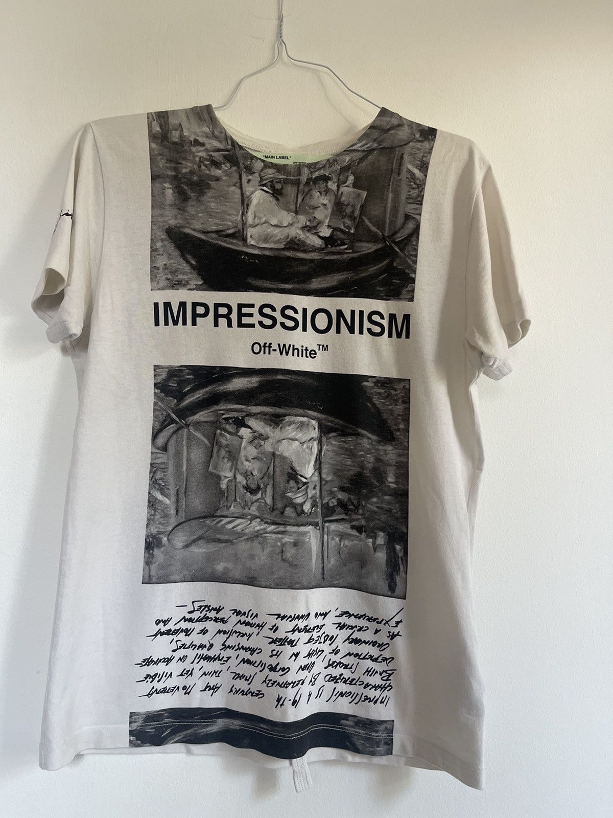 Off-White Off white Impressionism TEE Size US S / EU 44-46 / 1 - 9 Thumbnail