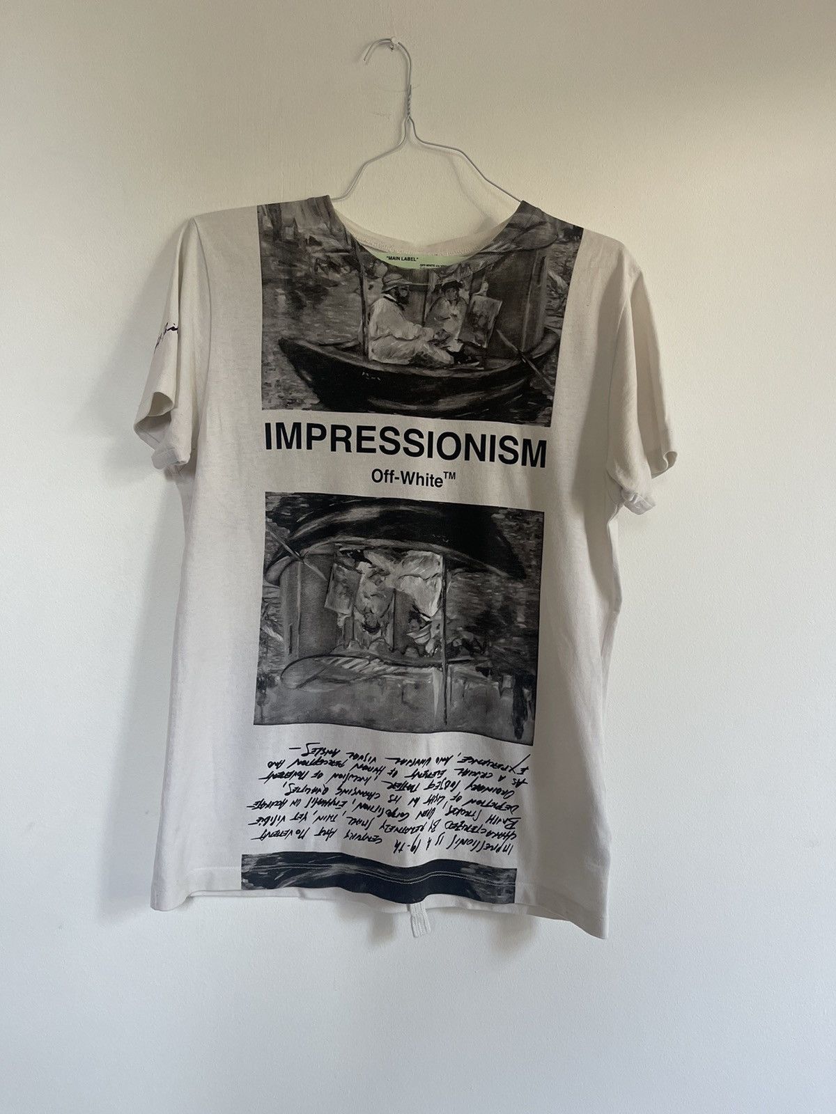 Off white Impressionism TEE