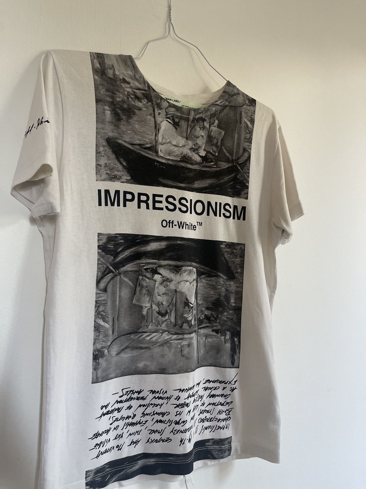 Off-White Off white Impressionism TEE Size US S / EU 44-46 / 1 - 10 Thumbnail