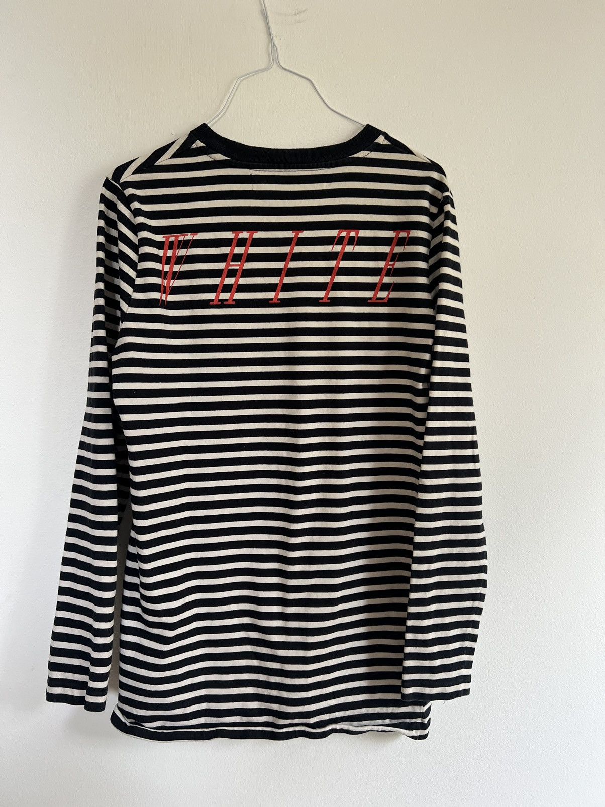 Off-White Off white mirror strips Long sleeve TEE Size US M / EU 48-50 / 2 - 2 Thumbnail