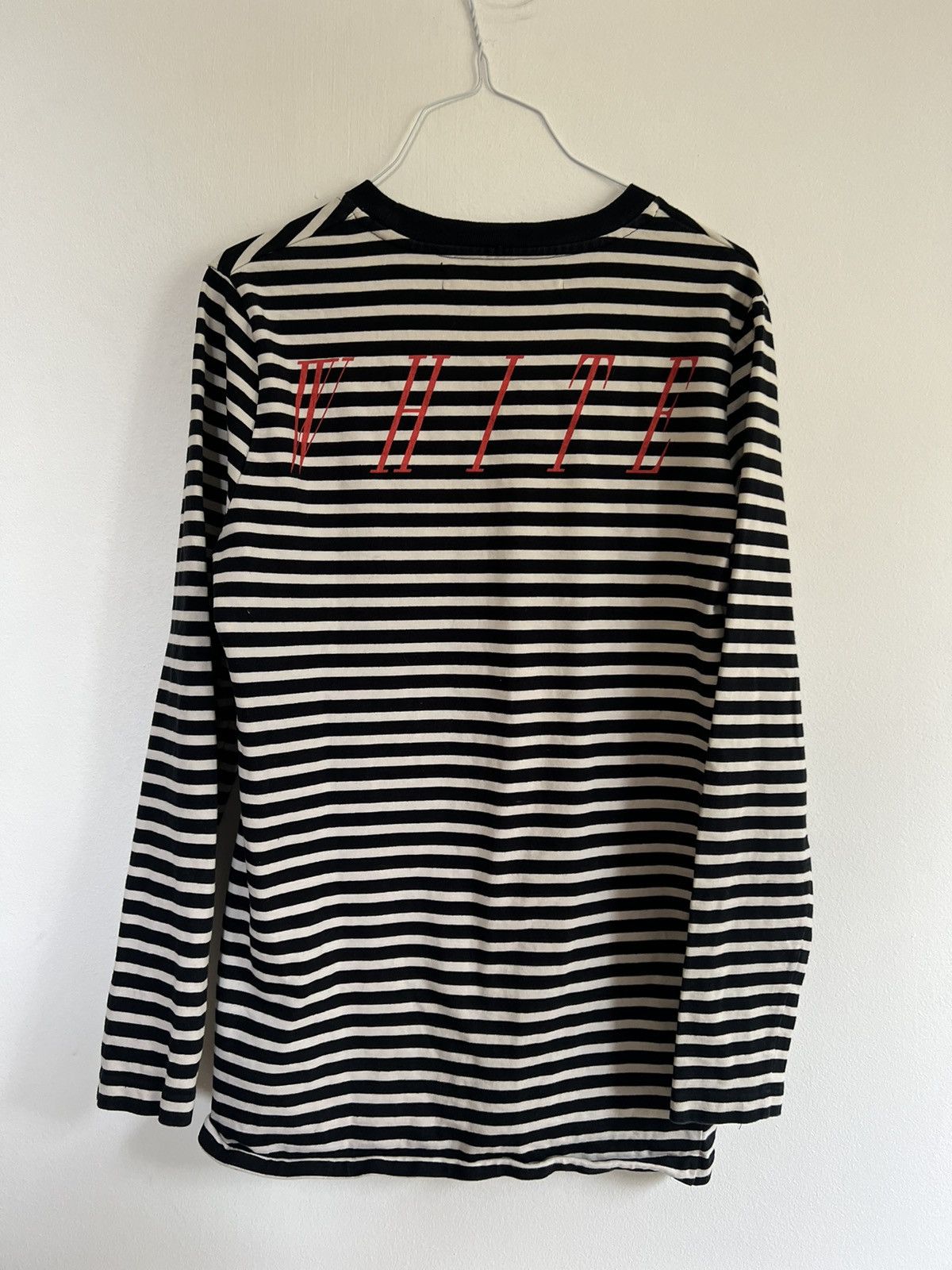 Off-White Off white mirror strips Long sleeve TEE Size US M / EU 48-50 / 2 - 7 Thumbnail