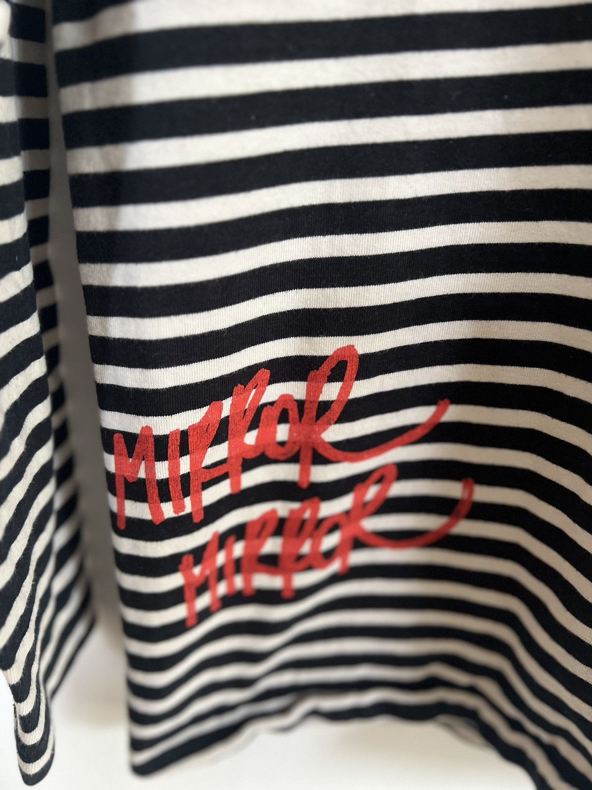Off-White Off white mirror strips Long sleeve TEE Size US M / EU 48-50 / 2 - 6 Thumbnail