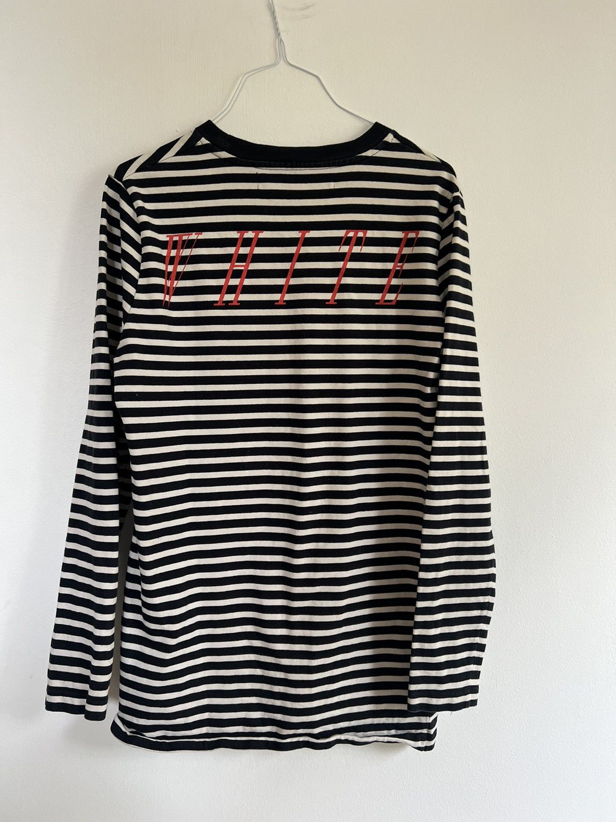 Off-White Off white mirror strips Long sleeve TEE Size US M / EU 48-50 / 2 - 5 Thumbnail