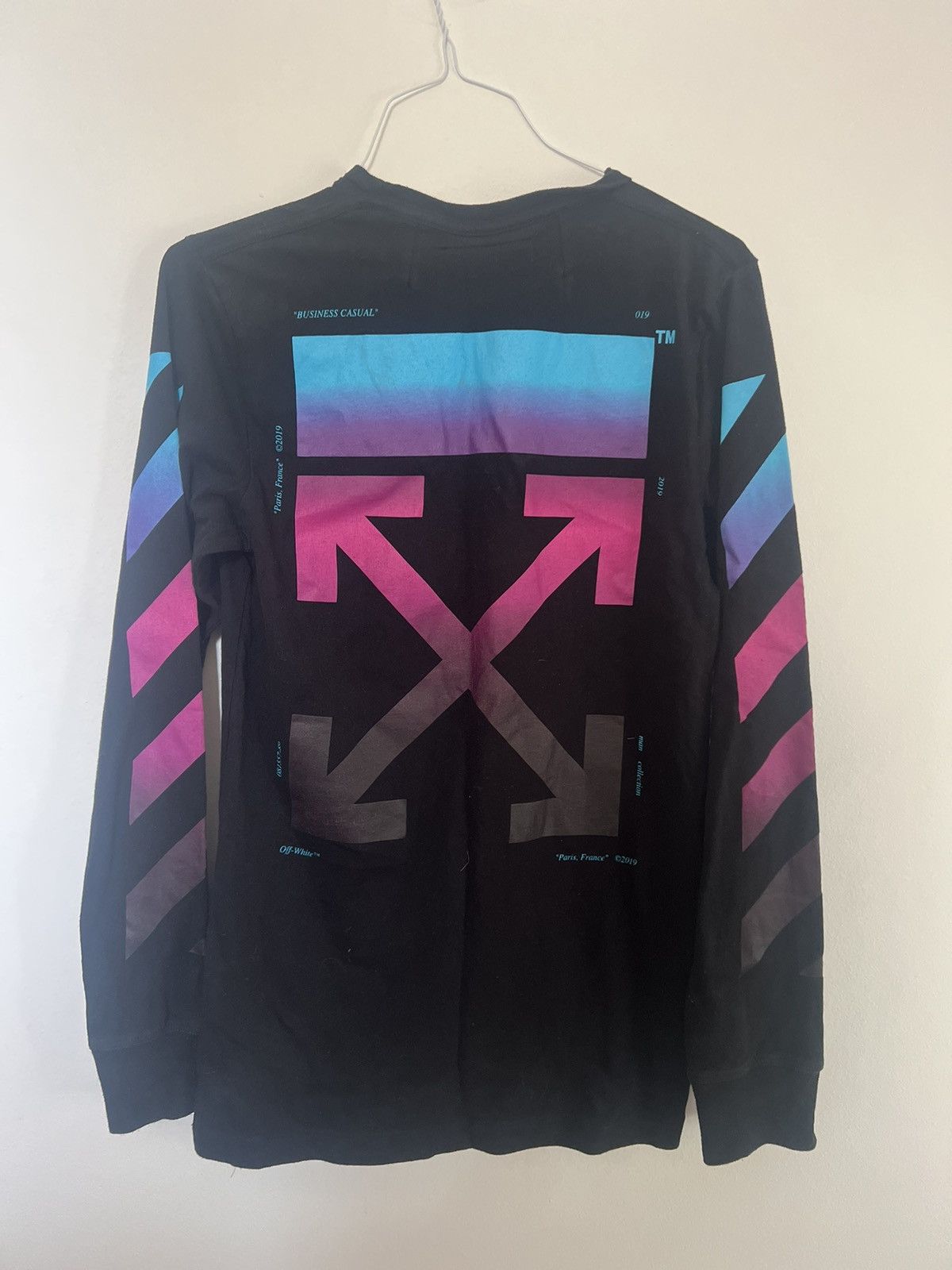 Off-White Off white Gradient Long sleeve TEE Size US XS / EU 42 / 0 - 4 Thumbnail