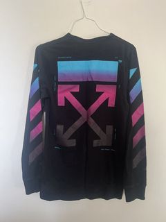 Off white clearance long sleeve gradient