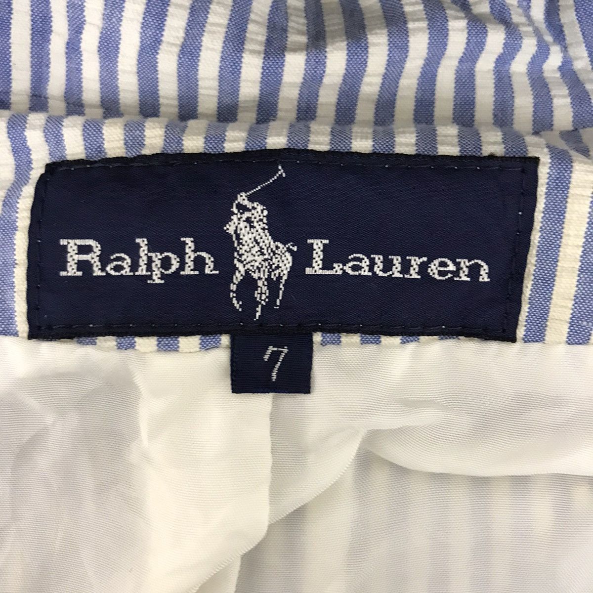 Ralph Lauren RALPH LAUREN Blue Stripes Blazer Coat Jacket Size US XS / EU 42 / 0 - 4 Thumbnail