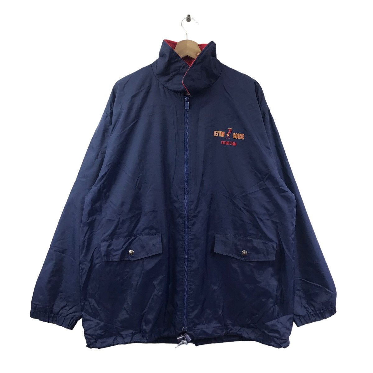 Vintage Vintage LEYTON HOUSE Racing Team Oversize Bomber Jacket Size US XL / EU 56 / 4 - 3 Thumbnail