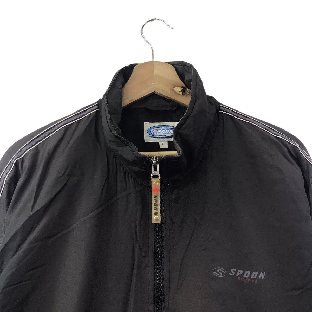 Vintage SPOON Honda Racing Team JapaneseBrand FullZipperLightJacket Size US L / EU 52-54 / 3 - 2 Thumbnail