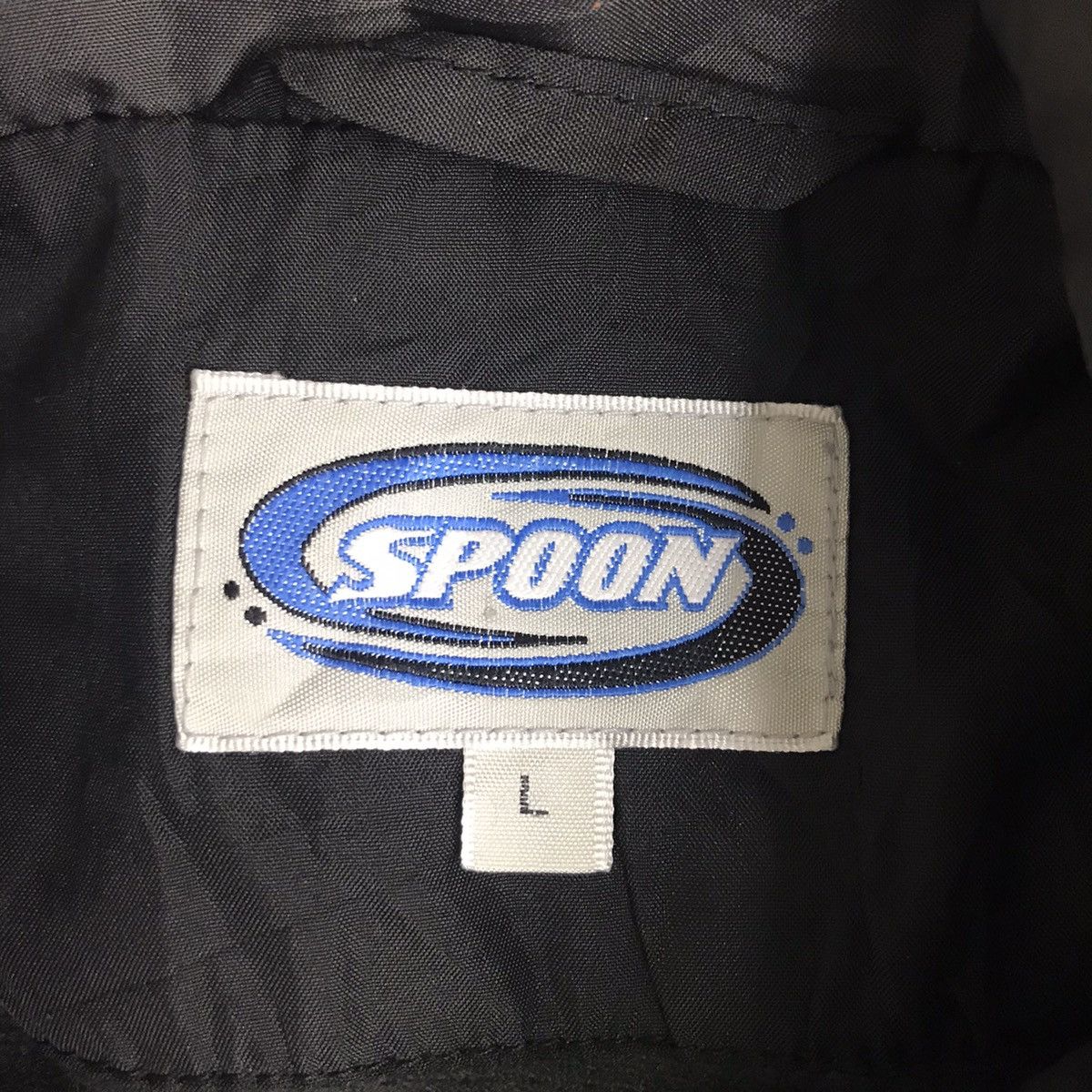 Vintage SPOON Honda Racing Team JapaneseBrand FullZipperLightJacket Size US L / EU 52-54 / 3 - 4 Thumbnail