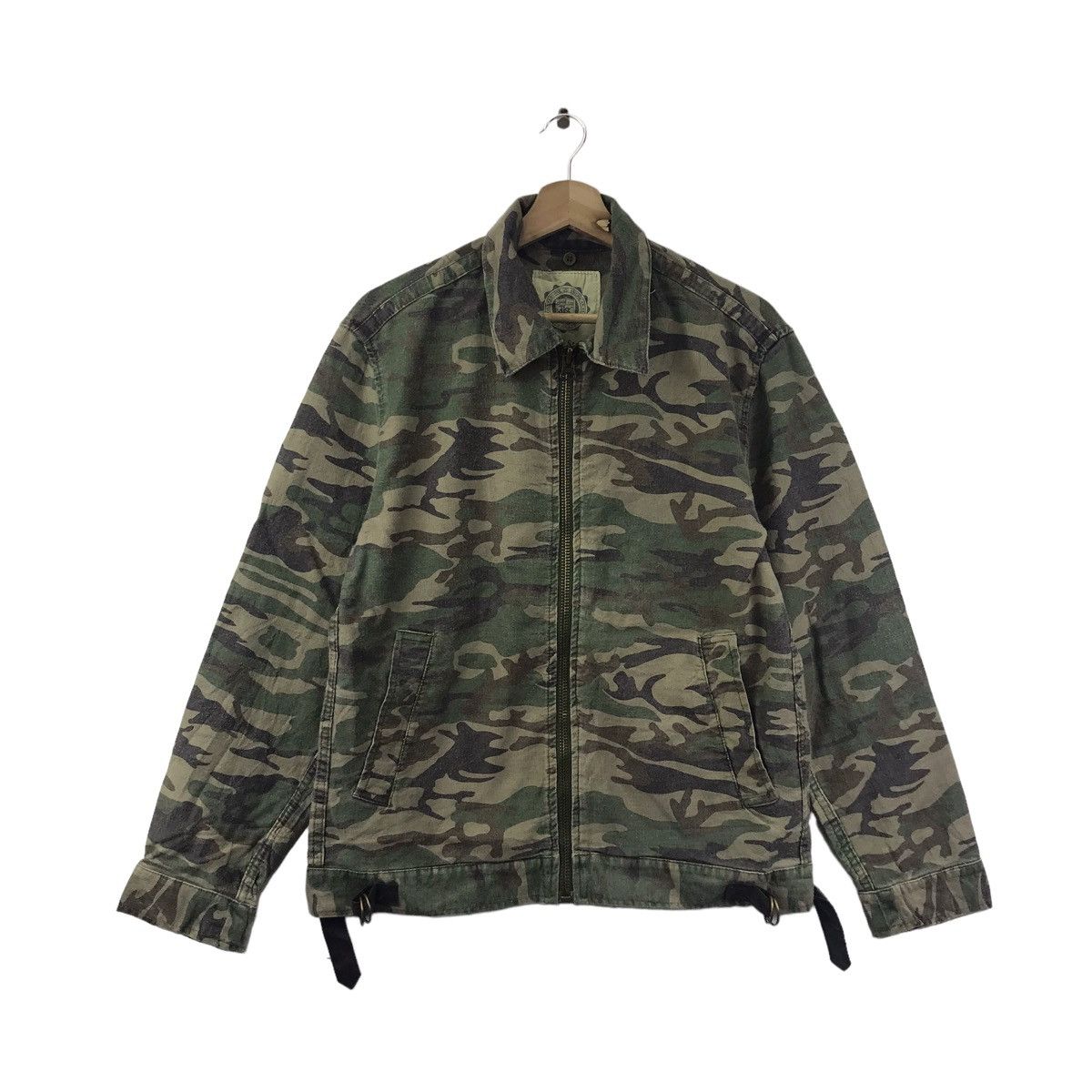 Vintage JUNGLE STORM American Standard Camouflage Full Zipper Bomber Size US M / EU 48-50 / 2 - 1 Thumbnail