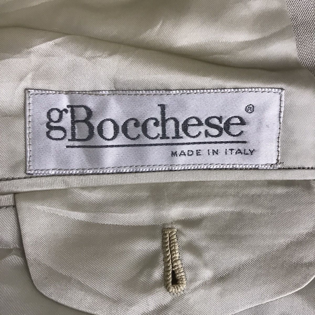 Vintage GBOCCHESE Italian Designer Beige Plain Blazer Coat Jacket Size US M / EU 48-50 / 2 - 4 Thumbnail
