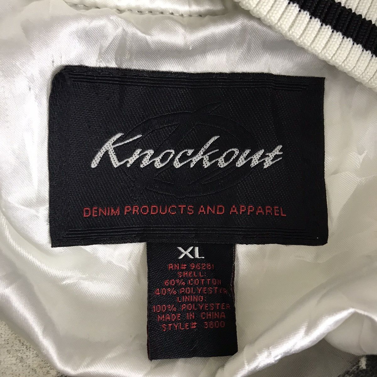 Vintage KNOCKOUT DENIM PRODUCTS And Apparel Jazz Rap Jacket Size US XL / EU 56 / 4 - 4 Thumbnail