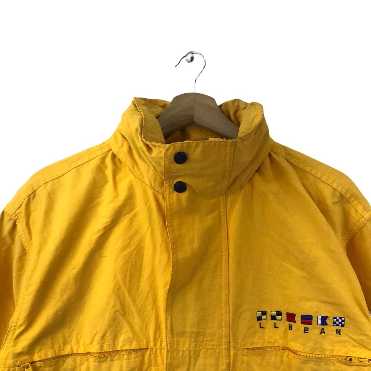 L.L. Bean LL BEAN USA Core Canvas Yellow Bomber Jacket Size US M / EU 48-50 / 2 - 2 Thumbnail
