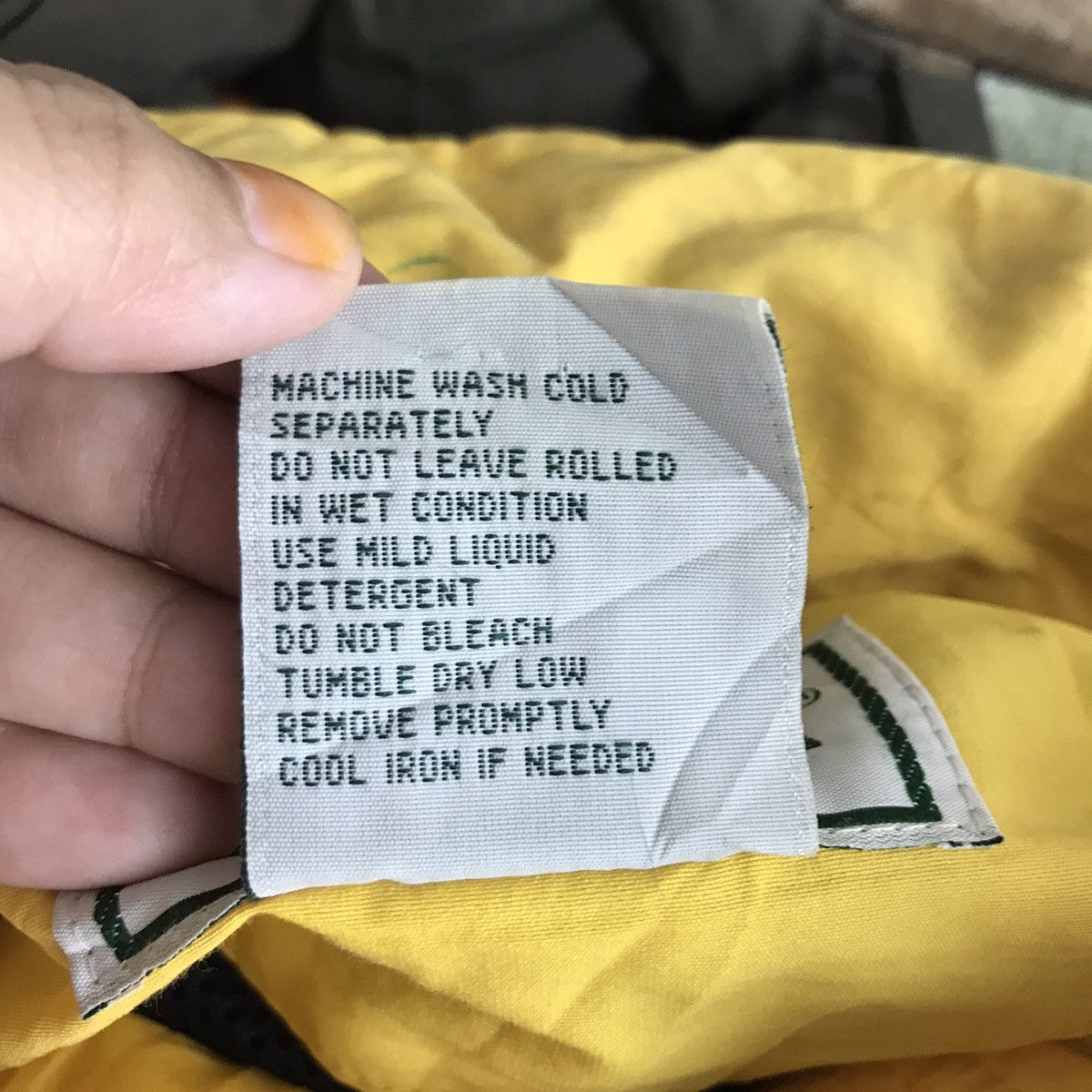 L.L. Bean LL BEAN USA Core Canvas Yellow Bomber Jacket Size US M / EU 48-50 / 2 - 7 Thumbnail
