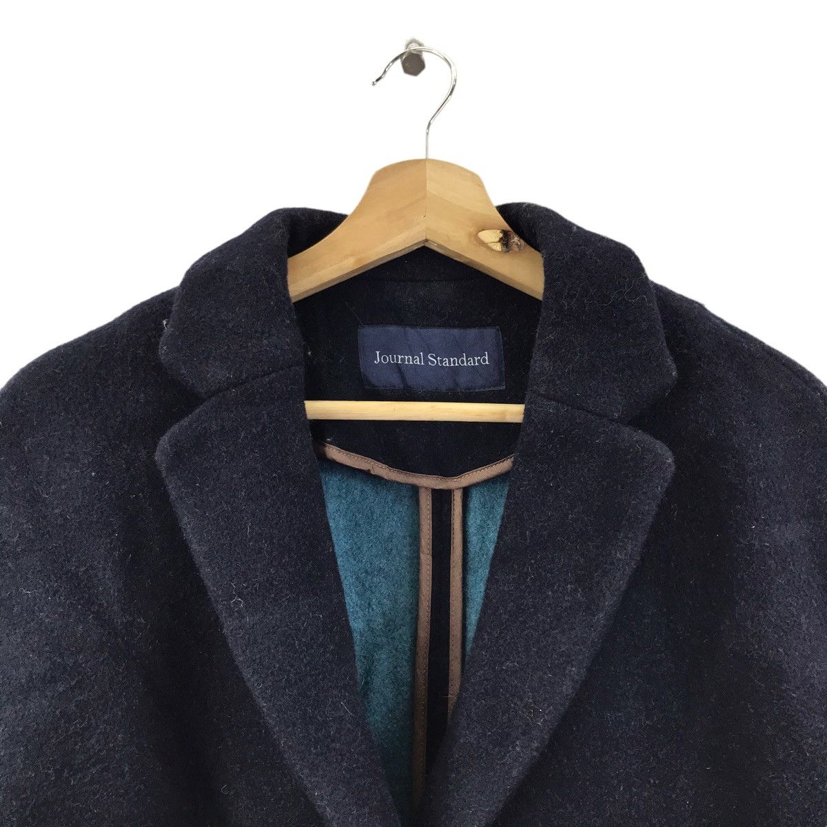 Japanese Brand JOURNAL STANDARD Japanese Brand Wool Navy Plain BlazerJacket Size US M / EU 48-50 / 2 - 2 Thumbnail