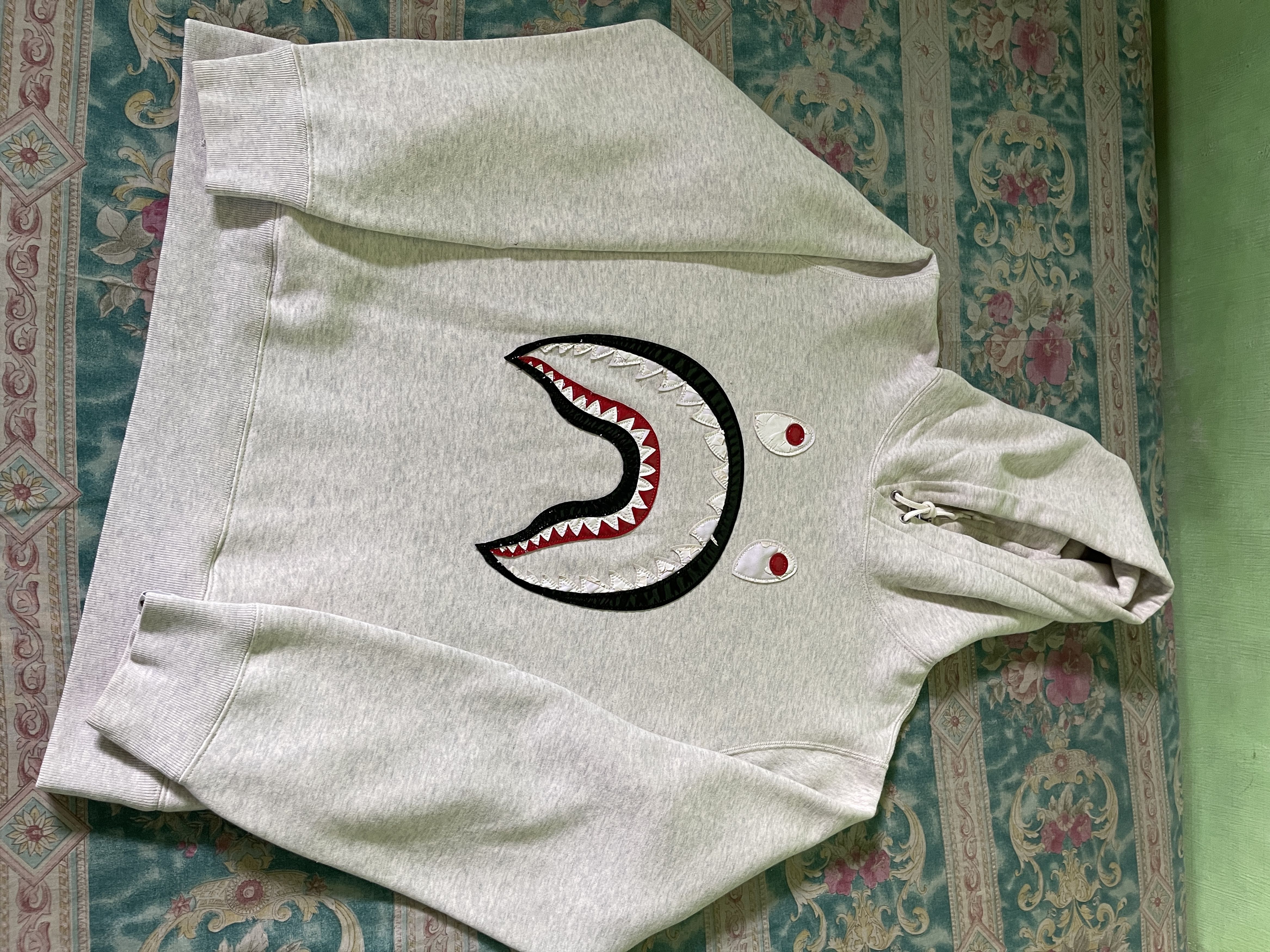 Bape Shark Pullover Hoodie Size US L / EU 52-54 / 3 - 2 Thumbnail