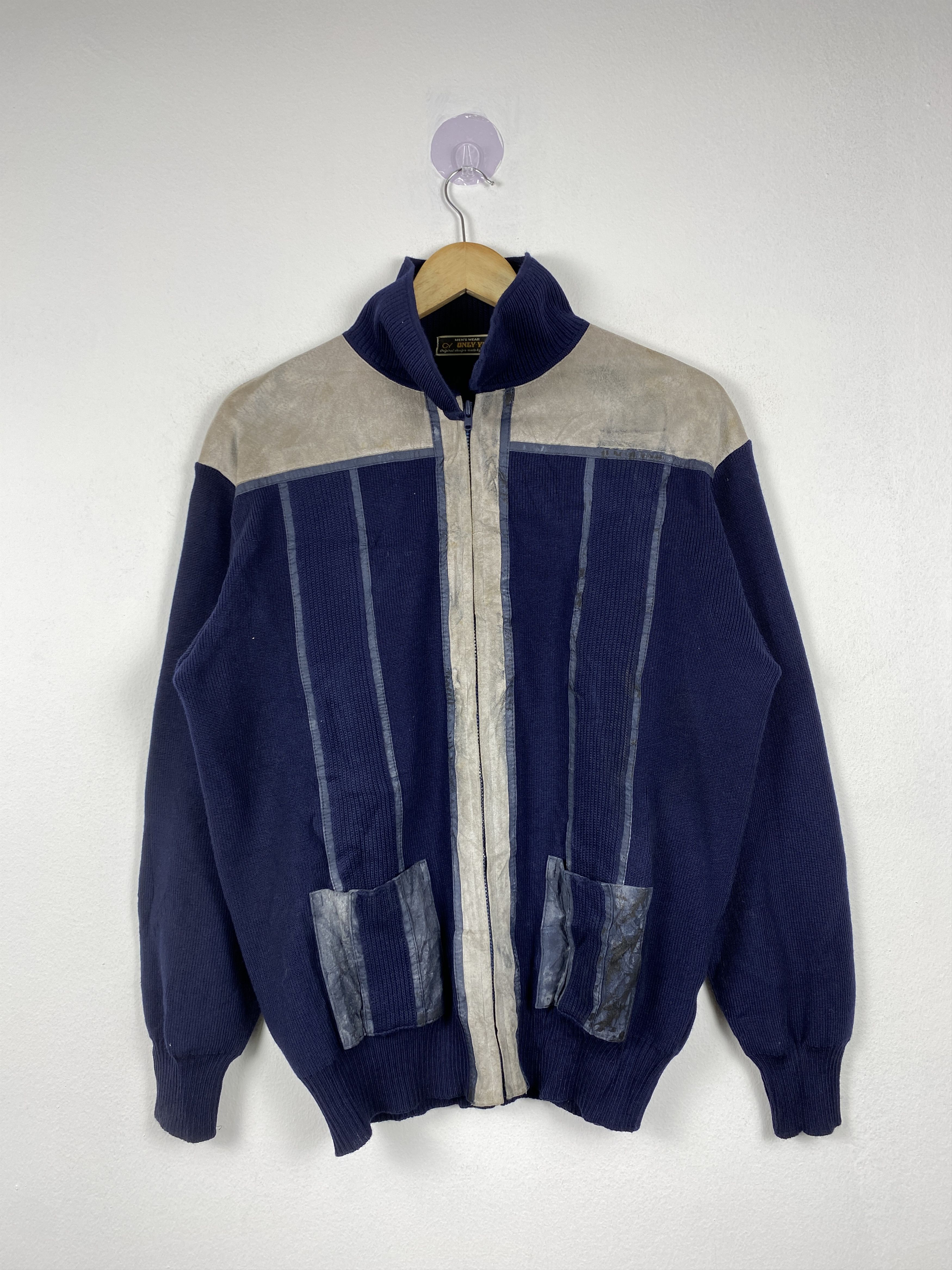 Japanese Brand Vintage 80s ONLY YOU Zip Up Jacket J1197 Size US S / EU 44-46 / 1 - 1 Thumbnail