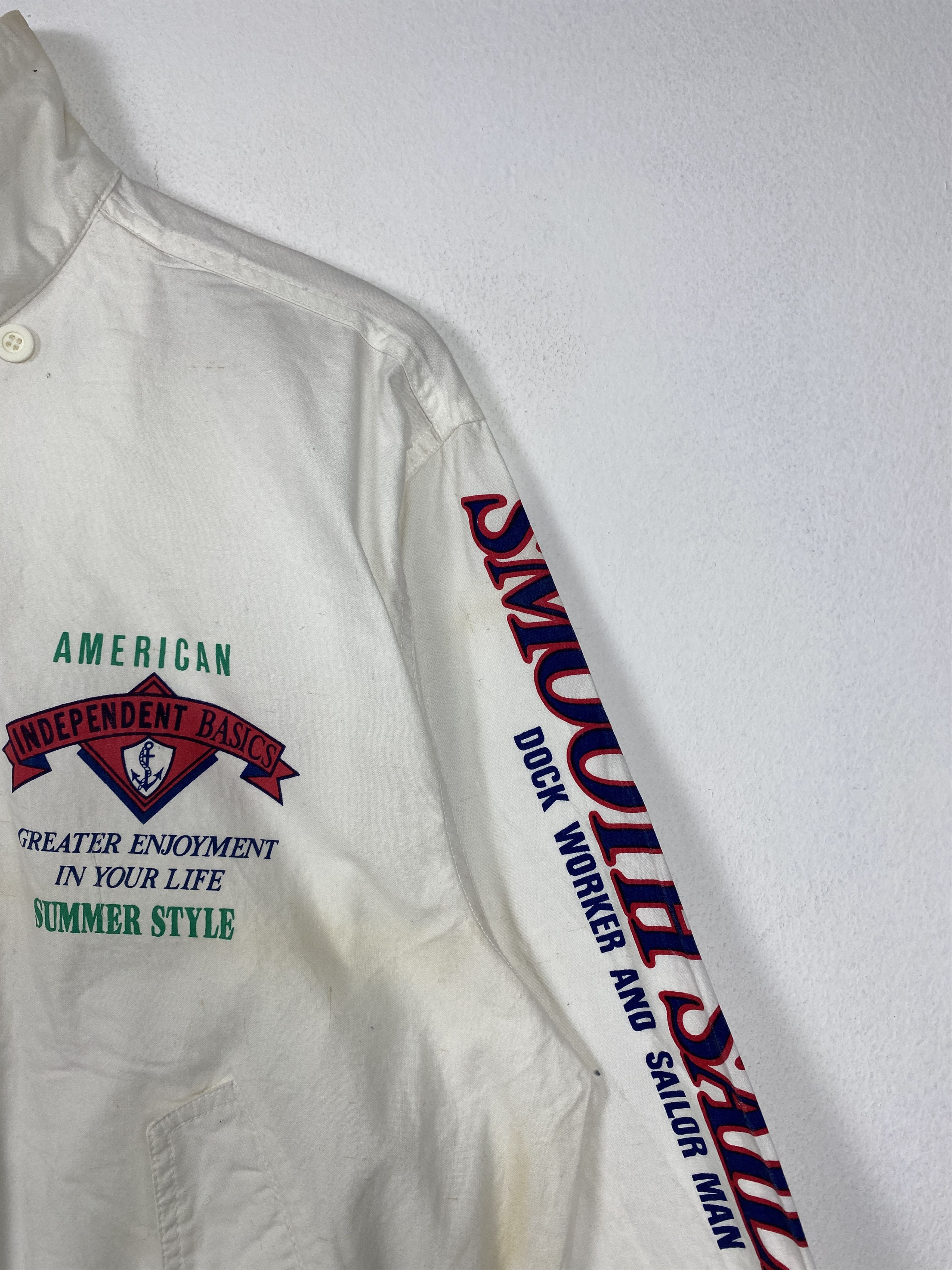 Japanese Brand Vintage 90s BOAT SWAIN Zip Up Jacket J1188 Size US S / EU 44-46 / 1 - 3 Thumbnail