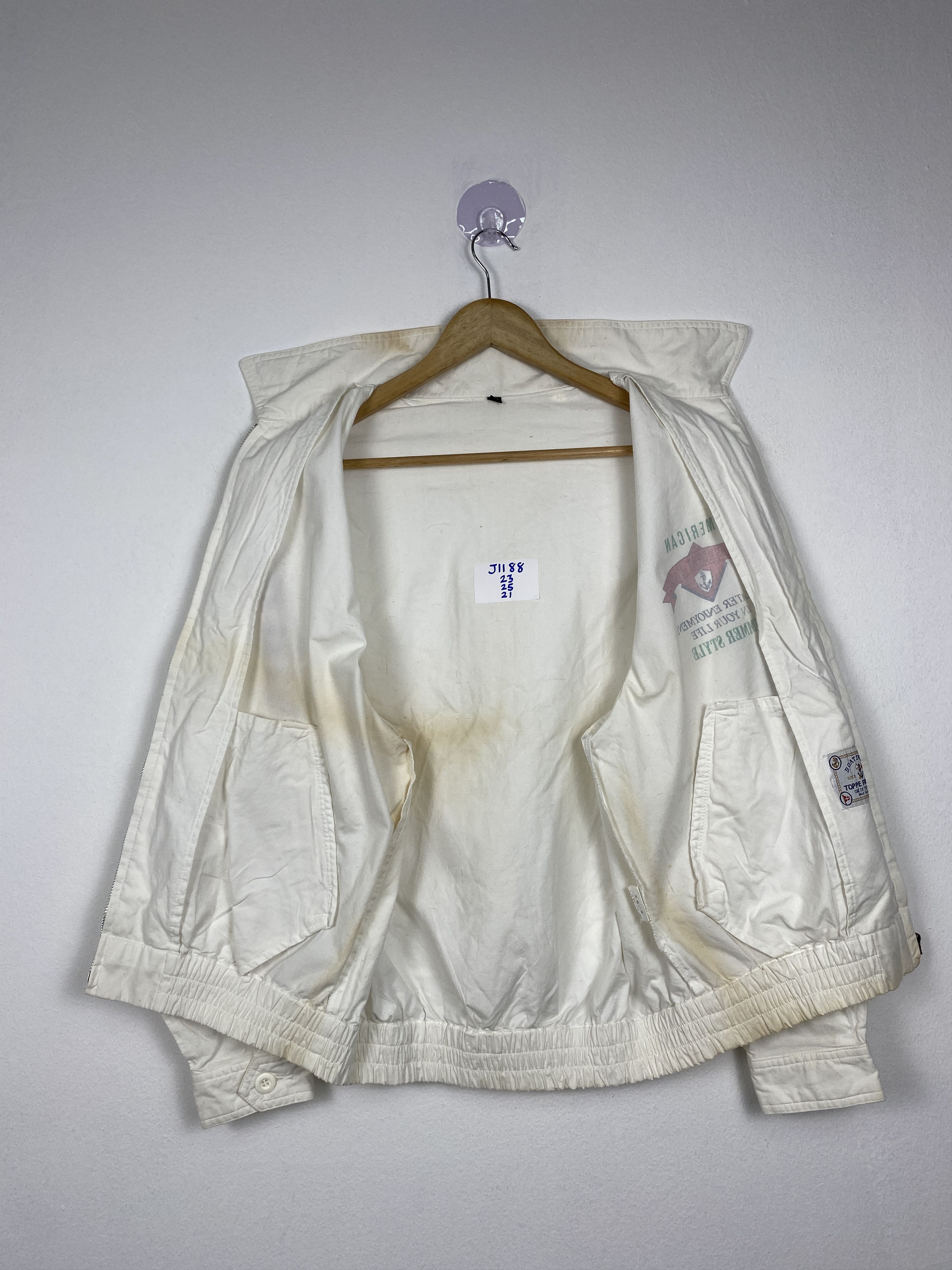 Japanese Brand Vintage 90s BOAT SWAIN Zip Up Jacket J1188 Size US S / EU 44-46 / 1 - 10 Thumbnail