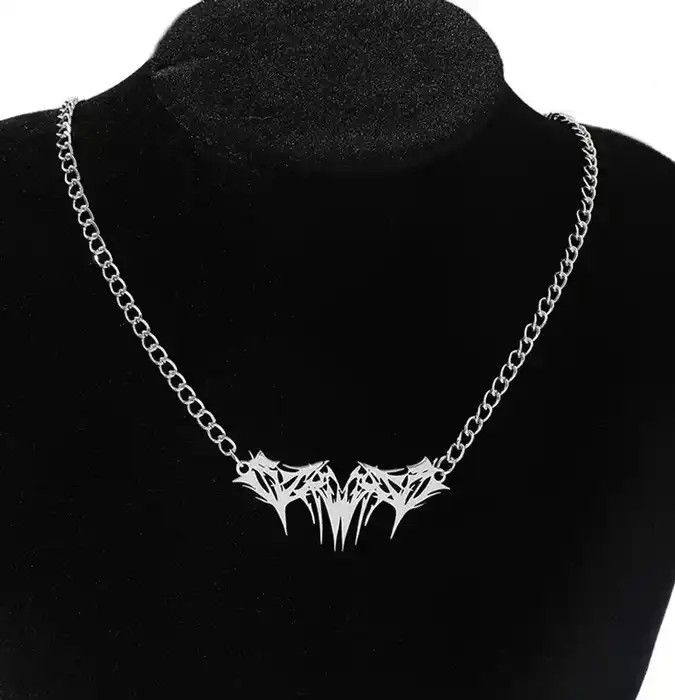 Jewelry 316L Stainless Steel Minimalist Thorns Necklace Size ONE SIZE - 2 Thumbnail