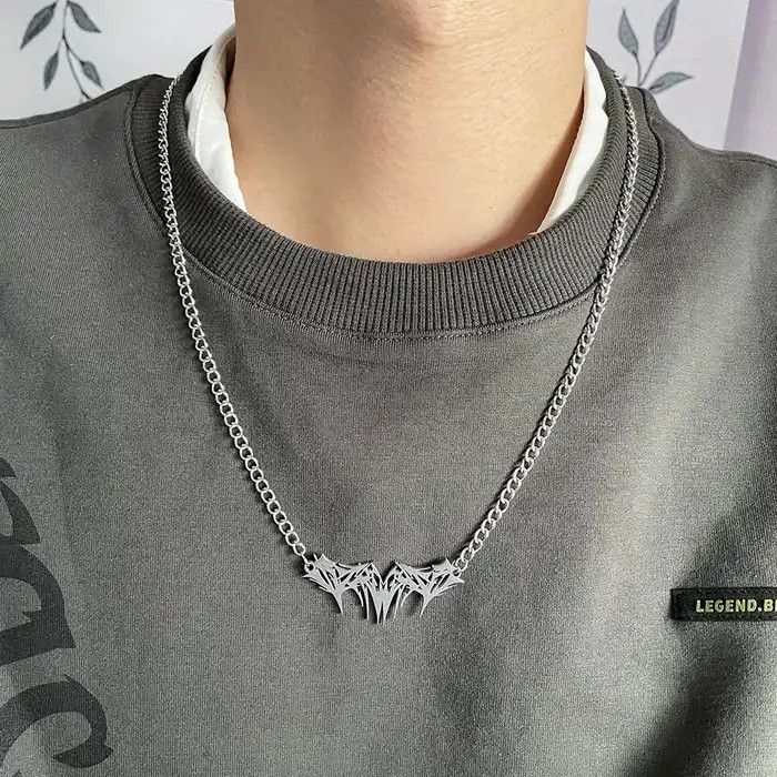 Jewelry 316L Stainless Steel Minimalist Thorns Necklace Size ONE SIZE - 1 Thumbnail