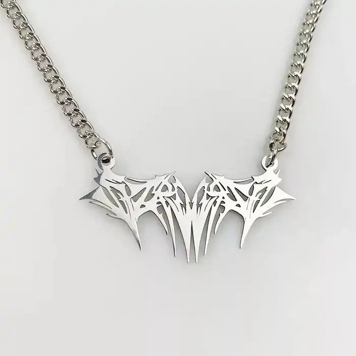 Jewelry 316L Stainless Steel Minimalist Thorns Necklace Size ONE SIZE - 3 Thumbnail