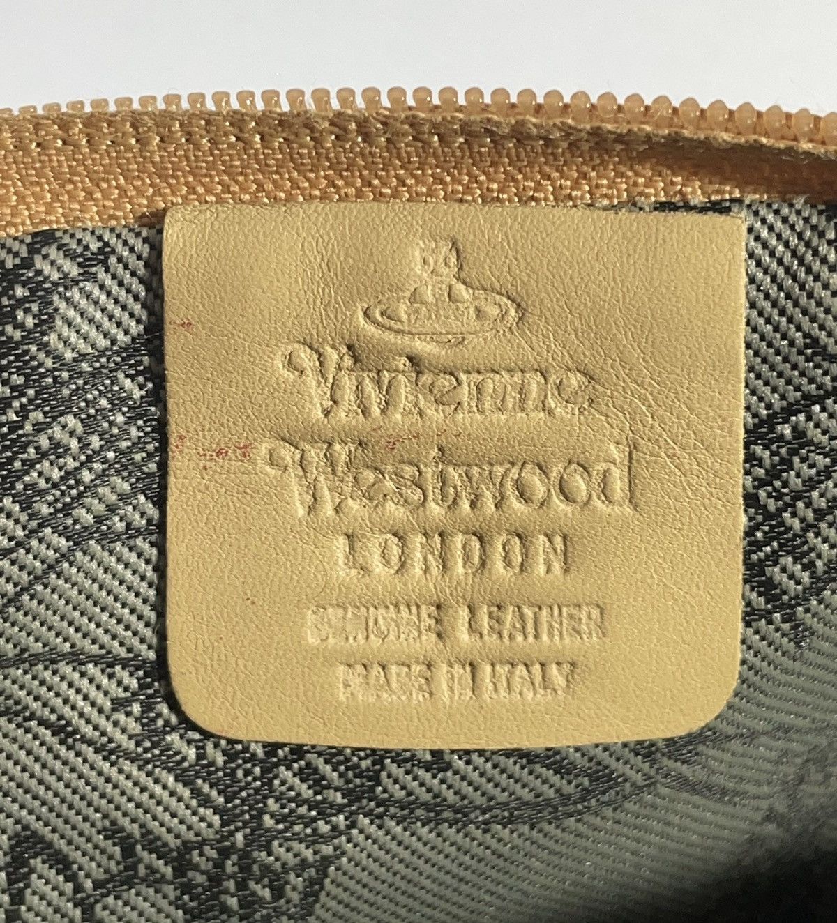 Vivienne Westwood Purple Quilted Canvas Orb Pouch Size ONE SIZE - 8 Thumbnail