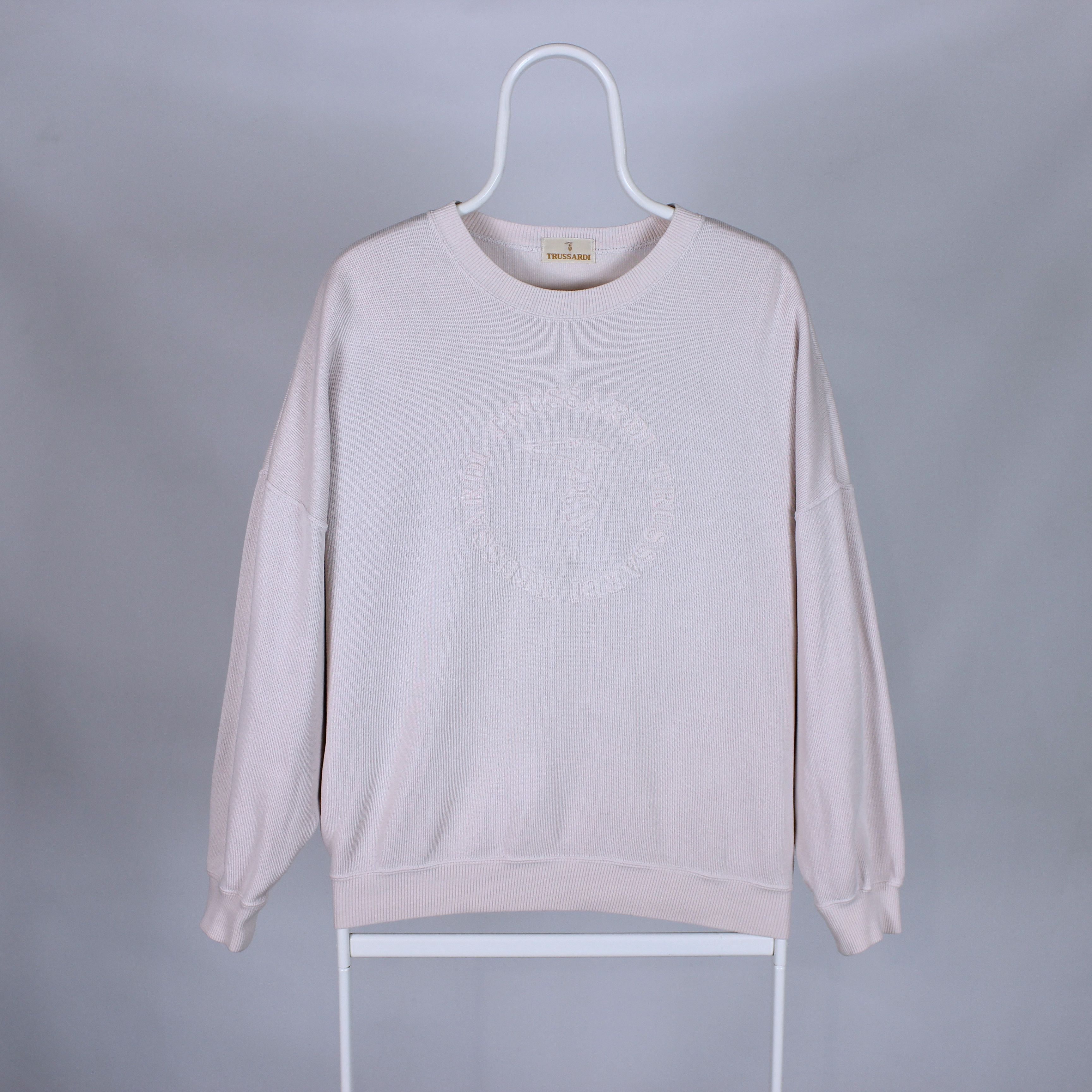 Trussardi Trussardi sweater vintage big logo centr rarity pink M Size US M / EU 48-50 / 2 - 6 Thumbnail