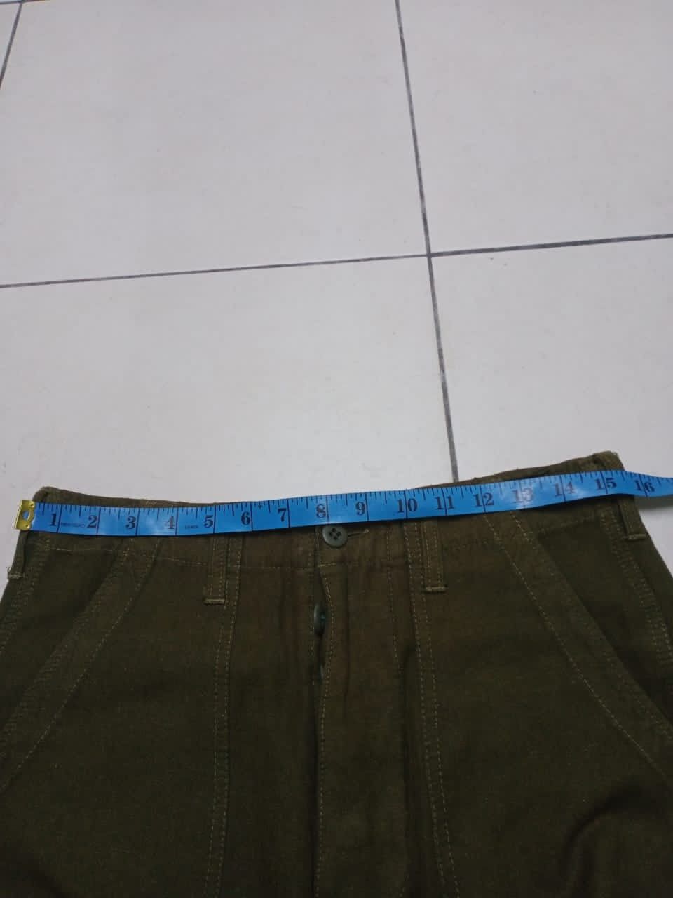 Vintage Unknown Unbrand Adjustable Waist Bush Pants Size US 31 - 19 Thumbnail