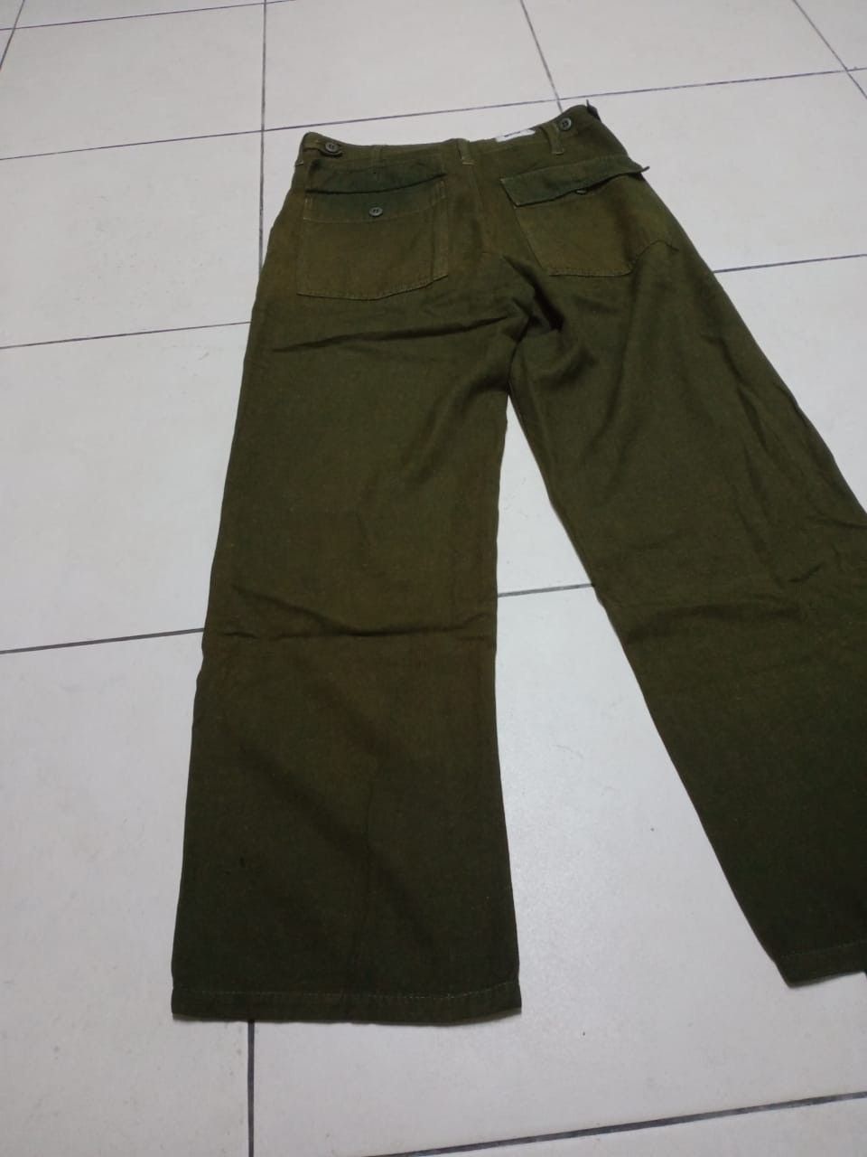 Vintage Unknown Unbrand Adjustable Waist Bush Pants Size US 31 - 8 Thumbnail
