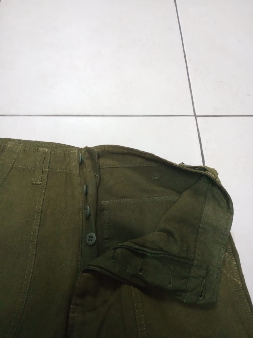 Vintage Unknown Unbrand Adjustable Waist Bush Pants Size US 31 - 14 Thumbnail