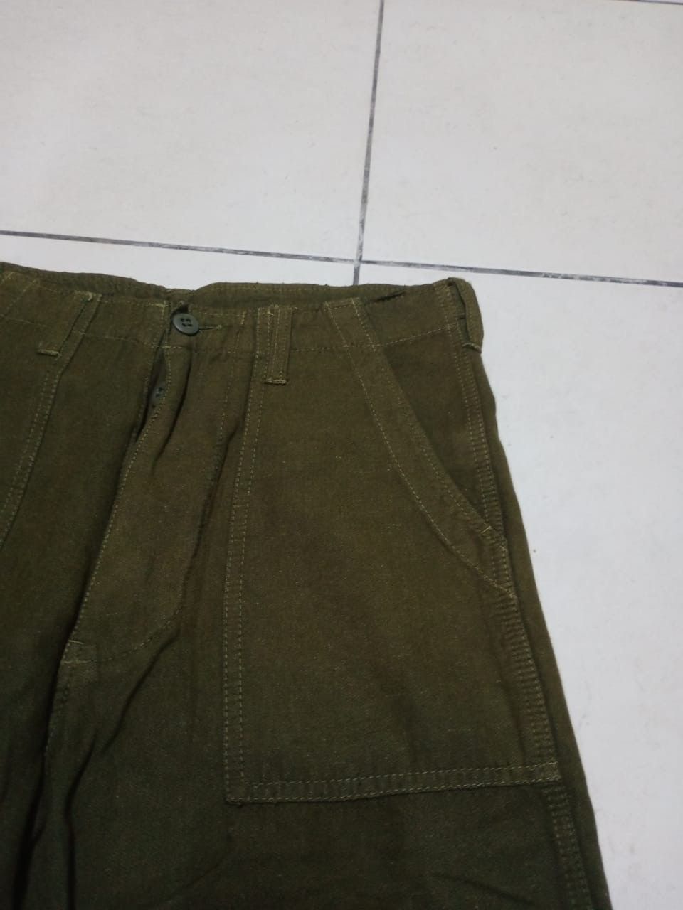 Vintage Unknown Unbrand Adjustable Waist Bush Pants Size US 31 - 5 Thumbnail
