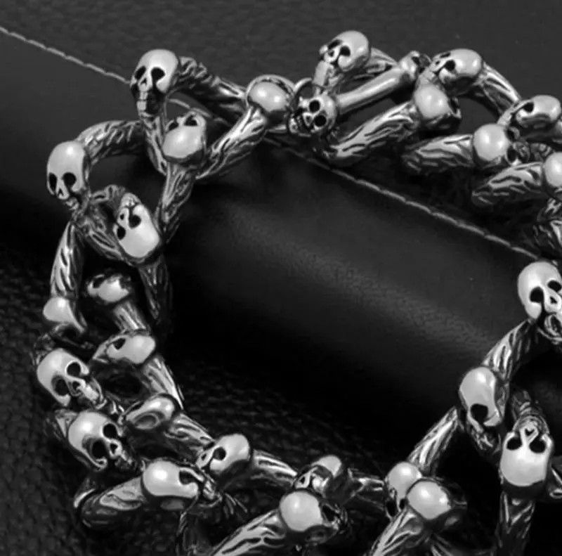 Jewelry Skull Domineering Bracelet Size ONE SIZE - 2 Thumbnail