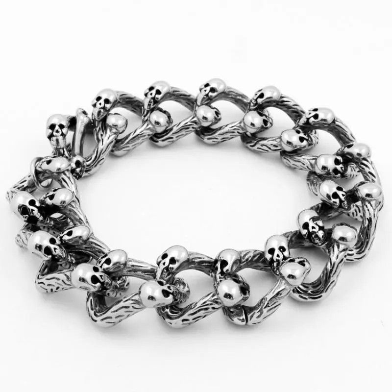 Jewelry Skull Domineering Bracelet Size ONE SIZE - 3 Thumbnail