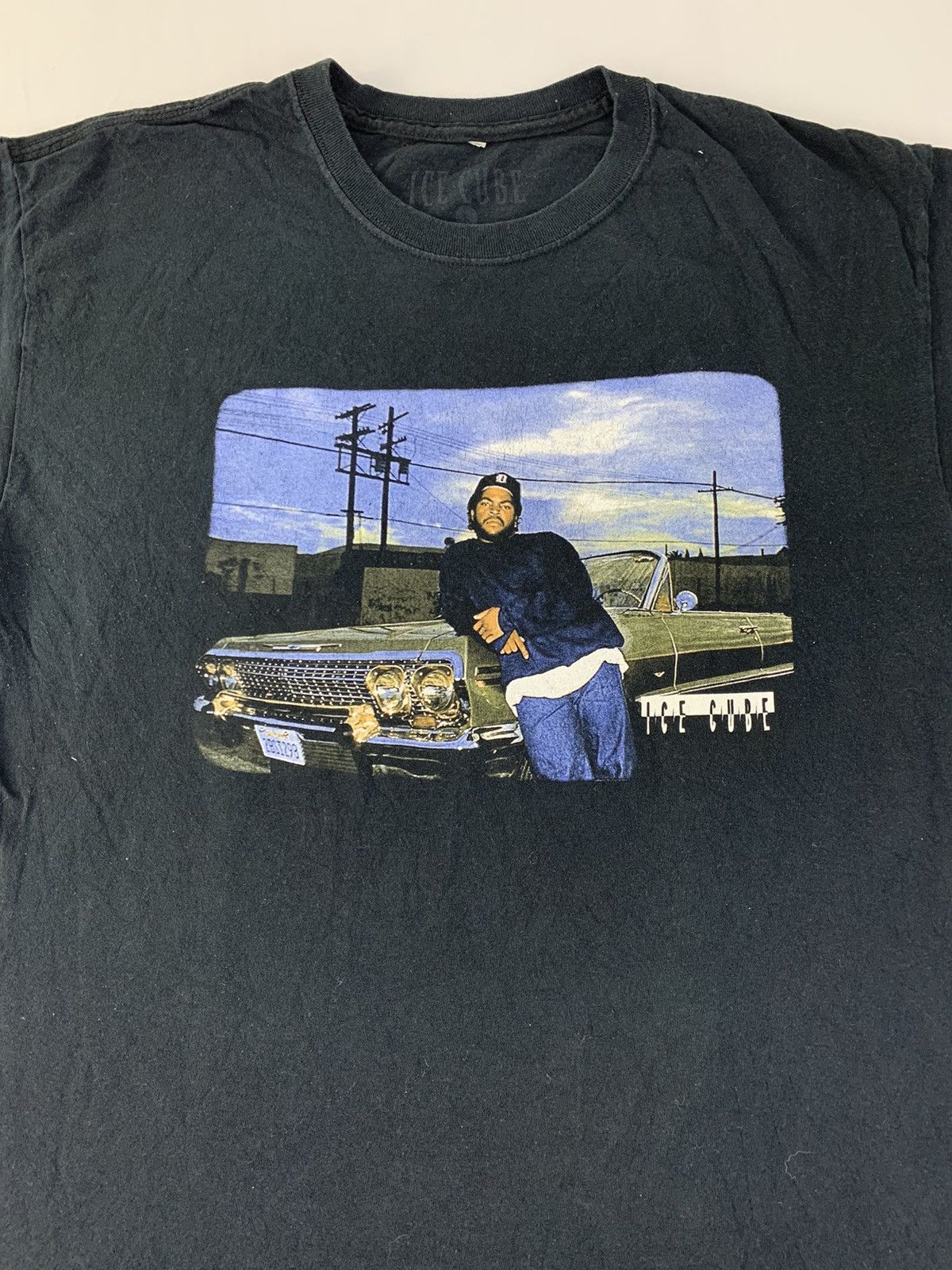 Band Tees Hype American Rapper Ice Cube N.W.A Box Logo Printed Tee Size US M / EU 48-50 / 2 - 2 Thumbnail