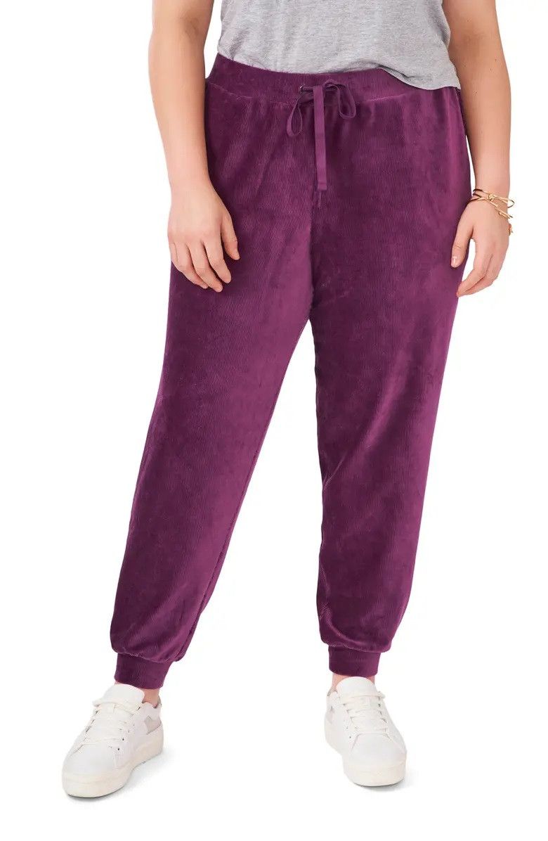 Vince Camuto Vince Camuto Cotton Corduroy Drawstring Waist Joggers 2X Size 40" / US 18 - 1 Thumbnail