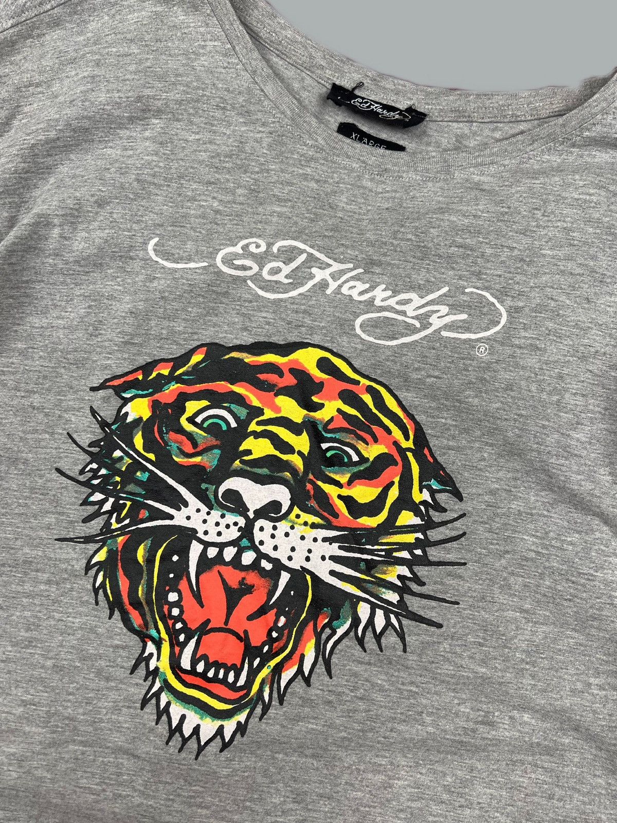 Ed Hardy × Vintage Vintage Ed Hardy T-Shirt Size US XL / EU 56 / 4 - 3 Thumbnail
