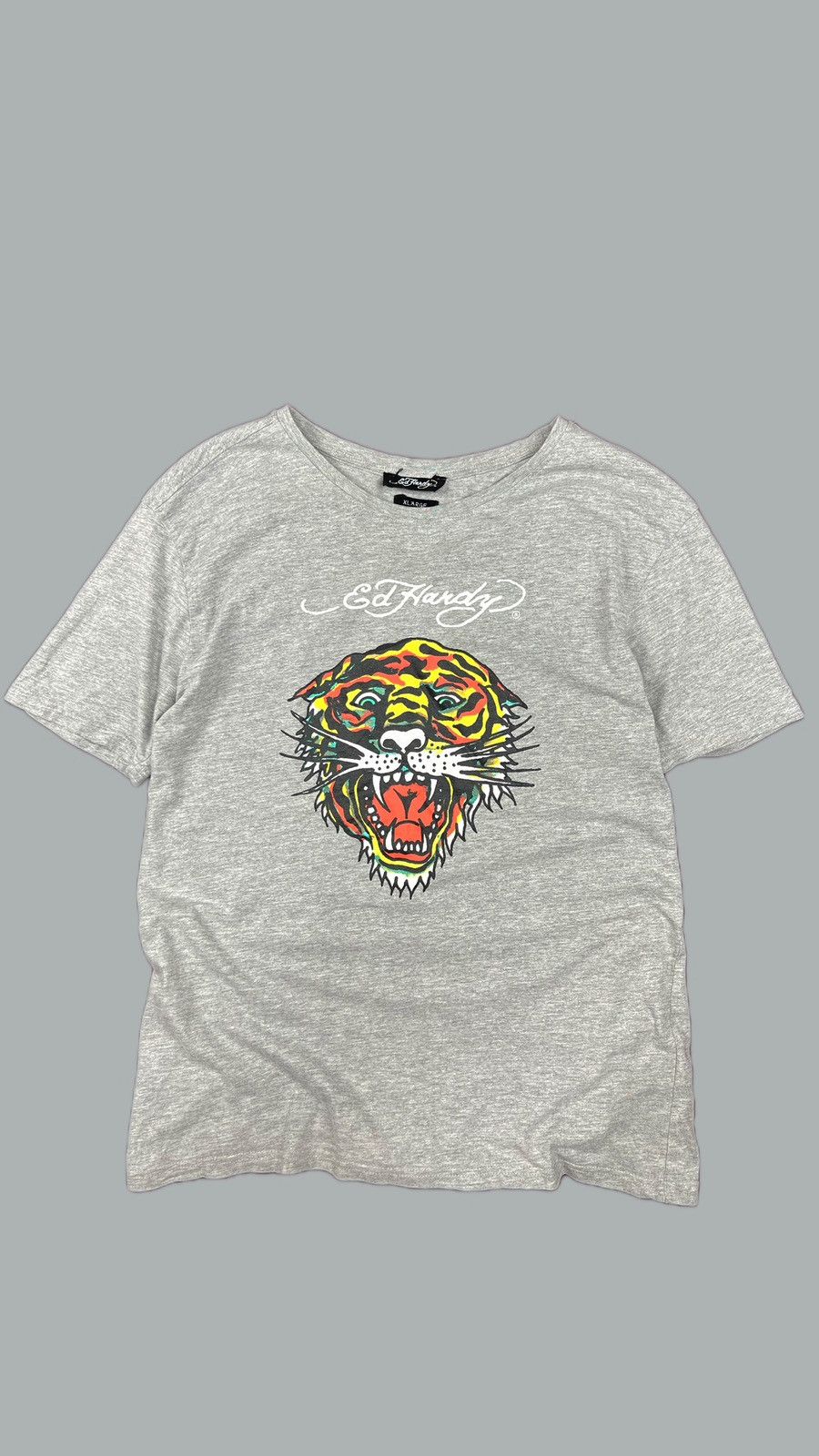 Ed Hardy × Vintage Vintage Ed Hardy T-Shirt Size US XL / EU 56 / 4 - 1 Thumbnail