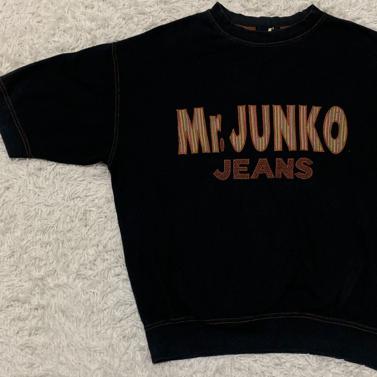 Japanese Brand Mr Junko Jeans sweatshirt Size US L / EU 52-54 / 3 - 3 Thumbnail